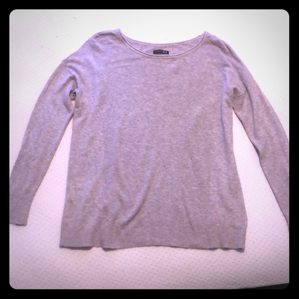 American Eagle amazingly soft light mauve sweater